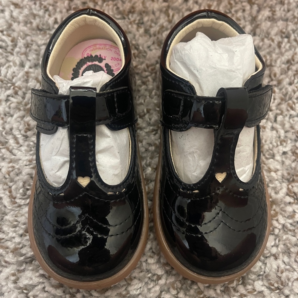 Livie and Luca Mary Jane Black Patent Shoes